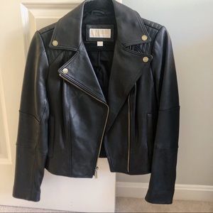 Michael Kors Black Leather Jacket